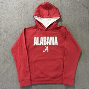 Alabama Crimson Tide Youth Hoodie Small Red White Men’s